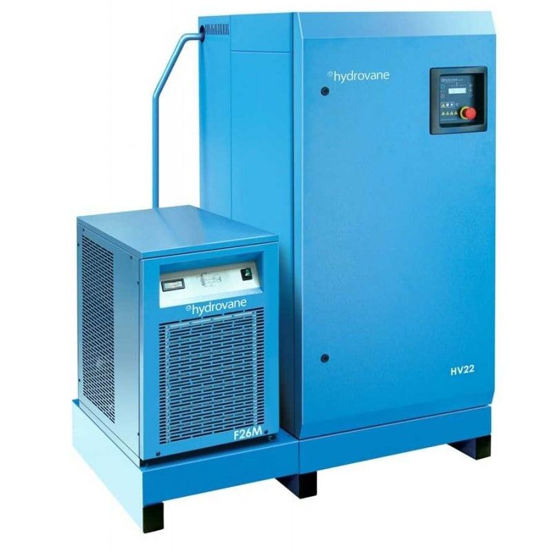 Sprężarka łopatkowa HYDROVANE z osuszaczem i filtracją HV 22 kW 400V 8 bar