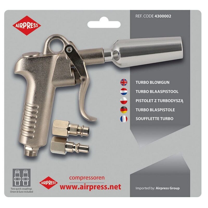 Pistolet do przedmuchu z turbodyszą Airpress