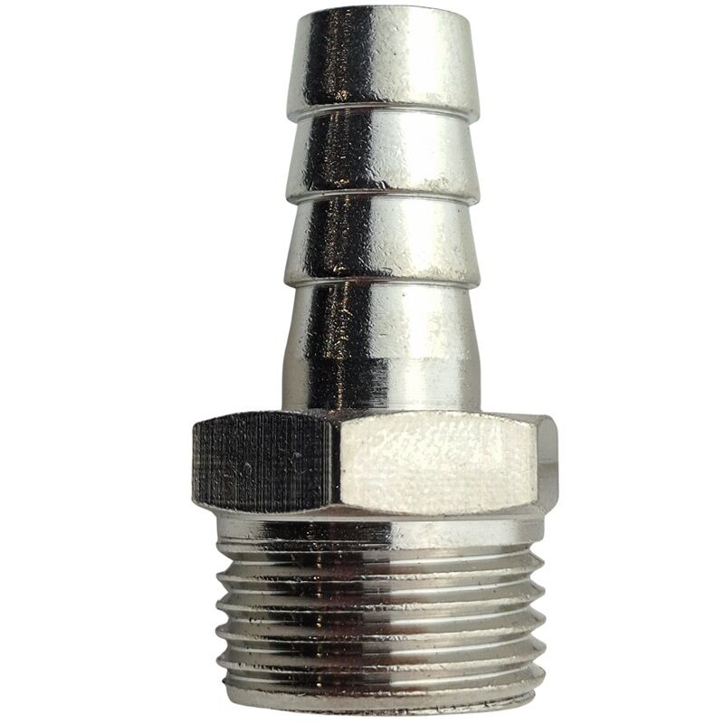 Króciec z gwintem 1/2'' na wąż PCV 17mm - obrazek 1