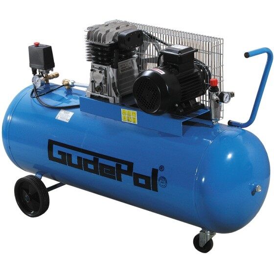 GD 38-150-395 Sprężarka Tłokowa (150L, 2,2kW, 10bar) Gudepol - obrazek 1
