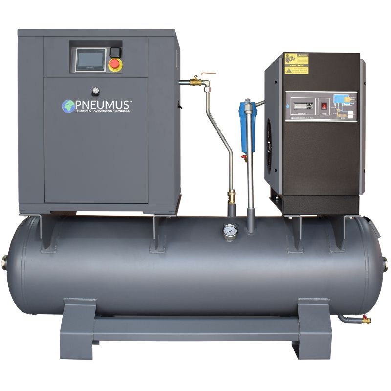 Kompresor śrubowy 15kW, 2100l, 10bar PNEUMUS 15/500-10/RD - obrazek 1